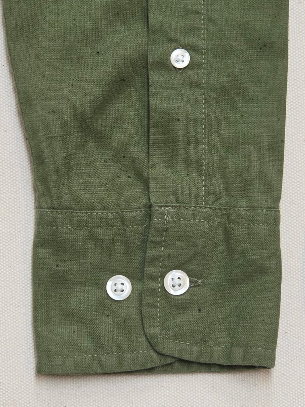 Bonobos Linen Blend Slim Fit Button Down M - Picture 5 of 7